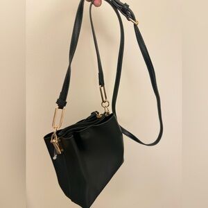 Elegant Dark green Leather Shoulder Bag
